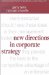 New Directions in Corporate Strategy cover