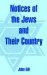 Notices Of The Jews And Their Country cover