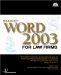 Microsoft Word 2003 for Law Firms cover