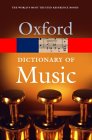 The Concise Oxford Dictionary of Music [Click for larger image]