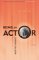 Being an Actor cover