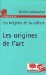 Les Origines De L'art cover