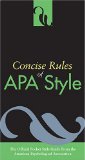 Concise Rules Of Apa Style [Click for larger image]