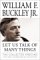 Let Us Talk of Many Things : The Collected Speeches cover