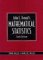 John E. Freund's Mathematical Statistics cover