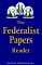 The Federalist Paper's Reader cover