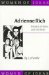 Adrienne Rich : Passion, Politics and the Body cover