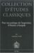 Pour Une Poetique De L'inspiration, D'Homere a Euripide cover