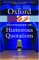 Oxford Dictionary of Humorous Quotations cover