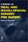 A Manual of Oral and Maxillofacial Surgery for Nurses