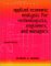 Applied Economic Analysis for Technologists, Engineers, and Managers cover