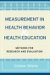  Measurement In Health Behavior: Methods for Research and Education
