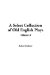 Select Collection of Old English Plays cover