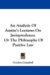 An Analysis of Austin's Lectures on Jurisprudence, or the Philosophy of Positive Law cover