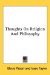 Thoughts on Religion and Philosophy cover