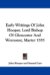 Early Writings of John Hooper, Lord Bishop of Gloucester and Worcester, Martyr 1555 cover