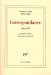 Correspondance, 1946-1959 cover
