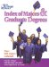 The College Board Index of Majors & Graduate Degrees 2004 cover
