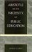 Aristotle on the Necessity of Public Education cover