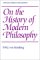  On the History of Modern Philosophy