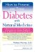 How To Prevent And Treat Diabetes With Natural Medicine cover