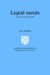 Liquid Metals : Concepts And Theory cover