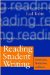 Reading Student Writing : Confessions, Meditations, and Rants cover