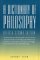 A Dictionary of Philosophy cover