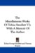 The Miscellaneous Works of Tobias Smollett : With a Memoir of the Author cover