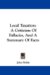 Local Taxation : A Criticism of Fallacies, and a Summary of Facts cover