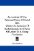 An Analysis Of The Principal Duties Of Social Life : Written in Imitation of Rochefoucault, in a Series of Letters to a Young Gentleman cover