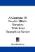 A Catalogue Of Notable Middle Templars : With Brief Biographical Notices cover