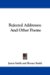 Rejected Addresses : And Other Poems cover
