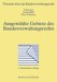 Ausgewahlte Gebiete Des Bundesverwaltungsrechts cover