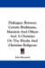 Dialogues Between Certain Brahmans, Marattas and Others and a Christian on the Hindu and Christian Religions cover