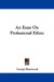 An Essay on Professional Ethics cover