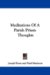 Meditations of a Parish Priest : Thoughts cover