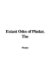 The Extant Odes of Pindar cover