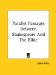 Parallel Passages Between Shakespeare and the Bible cover