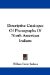 Descriptive Catalogue of Photographs of North American Indians cover