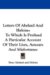 Letters of Abelard and Heloise : To Which Is Prefixed a Particular Account of Their Lives, Amours and Misfortunes cover