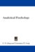Analytical Psychology cover