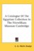 A Catalogue of the Egyptian Collection in the Fitzwilliam Museum Cambridge cover