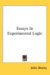 Essays In Experimental Logic cover