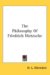 The Philosophy of Friedrich Nietzsche cover