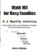 Math 101 for Busy Families cover