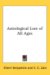 Astrological Lore of All Ages cover