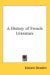 A History of French Literature cover