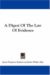 A Digest of the Law of Evidence cover