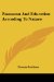 Rousseau and Education According to Nature cover